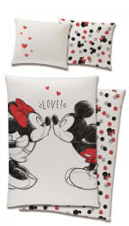 Disney Mickey Egér MICKEY EGÉR szerelem ágynemű Ágyneműgarnitúra 100% pamut 140x200 + 65x65 (evi_MCK219012-1)
