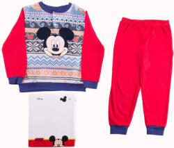 Mickey egér Vastag pamut gyerek pizsama - Mickey egér - piros - 98 (evi_MICK_133_pir_98)