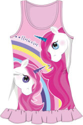  Unikornis nyári pamut strandruha - világosrózsaszín - 98 (evi_UNI0371_vro_98)