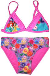  Disney Hercegnők kétrészes fürdőruha kislányoknak - virág mintával - rózsaszín - 116 (evi_PRI-2022-0233_roz_116)