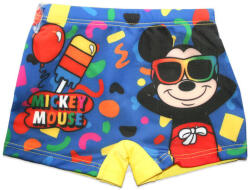 Mickey egér Disney Mickey egér fürdő boxer kisfiúknak - Mickey mouse felirattal - sárga - 116 (evi_MIC-2022-0026_sar_116)