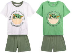  Csillagok háborúja rövid pizsama Baby Joda mintával - zöld - 116 (evi_2900001340_zol_116)