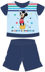 Mickey egér Disney Mickey egér nyári rövid ujjú baba pizsama - pamut jersey pizsama - sötétkék - 86 (evi_MIC1433_ske_86)