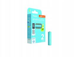 Panasonic Eneloop lítium akkumulátor Aaa 550 mAh 2 db Dect (BK-4LCCE/2DE)