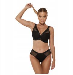 Kinga Merevítő nélküli melltartó 75A fekete kényelmes tini merevítős (WB-748)