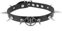 Leather & Steel Fashion Colier / choker Pentagramă - LSF9 14