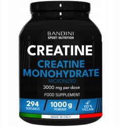  Kreatin-monohidrát por Bandini 1000 g Mikronizált kreatin, 100% vegán