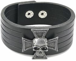 Leather & Steel Fashion Brățară BLACK KISS - LSF1 131