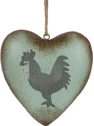 Clayre & Eef Decoratiune metal Cocos 23x7x23 cm (6Y5848)