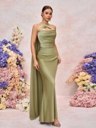 Shein KC57110 Shein Szatén Báli Elegáns Maxi Ruha (42) L