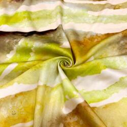  Viszkóz SATIN Chloe green digital print