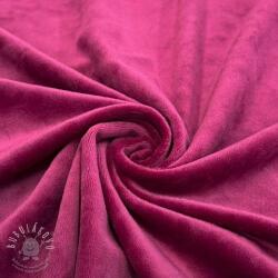  Elasztikus bársony anyag VELVET STRETCH magenta