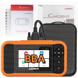 Launch Creader Elite 2.0 Benz Bmw Audi OBD2 Can Fd Diagnosztikai Felépítés (Launch Creader Elite 2.0 for Benz BMW Audi)
