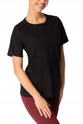  Mona Női pamut póló Regular Base, fekete, M (MO-W-LW25-030070014-030002-M)