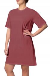 Mona Queen Size Női pamut pizsama hálóing Bliss cseresznyeszínű 5XL (MO-W-NW25-020020072-020266-5XL)