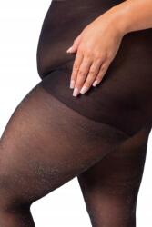 Mona Harisnya csillámokkal Queen Size Shine 30 den méret 8 fekete-ezüst (MQ-W-AW25/26-010010043-010255-8)