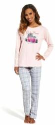 Cornette Pijama dama, 100% bumbac, Cornette W655-126 (Culoare: Roz, Marime: M) (22561)