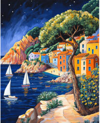 Art City Set goblen cu diamante, cu sasiu, Laguna albastra, 30x40 cm (VA855)