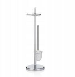 Kela Ken fém WC-ülőke szett, ezüst (20538)