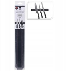 Banquet Mágneses késtartó, 33cm, műanyag/fém, fekete szín (8591022405918)