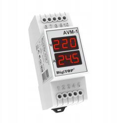 DigiTop Ampermérő Voltmérő 1-fázisú (AVM-1)