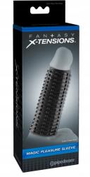 Pipedream Fantasy X-Tensions Fekete Péniszpárna Stimulációs Kivezetésekkel 1 (30-21270-X-BLACK)