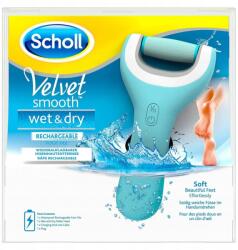 Scholl Velvet Smooth Pro Electric Foot File Rechargeable With Charging Stat (4002448095262)