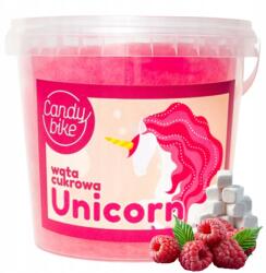 Candy Bike Cukorvatta Unicorn Ízű 1l Rózsaszín Málnás Marshmallow Hab Ajándék