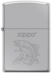 Zippo Запалка Zippo с мотив на риба, хром (22102)