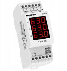 DigiTop 3 fázisú digitális ampermérő DigiTOP AM-3 (AM-3)