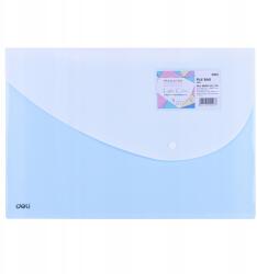 Deli Pattintós borítéktáska A4 Deli Fc Macaron sorozat kék (5506_BLUE)