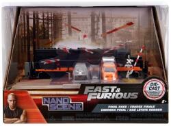 Jada Toys Игрален комплект Jada Toys Fast & Furious - Нано сцена, с влак (9334915314R00)