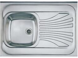 Alveus acél mosogató, egykamrás, 60×80cm, szekrényre szerelhető, szifonnal (1009328KF)