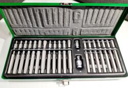 TOPTUL Imbusz Tip Bit Készlet Torx Spline 40 El Toptul Bittartóval (GAAD4002)