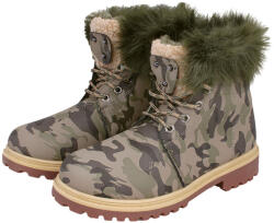 TifanTEX Ghete de iarnă pentru femei cu blană W37 camo (1210E5)