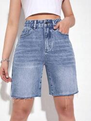 Shein CC32220 Shein Magas Derekú Farmer Rövidnadrág (43) S