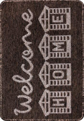 Delta Carpet Covor Pentru Usa Intrare, Flex 19147, Antiderapant, Maro, 50x80 cm (2211698633243) Pres