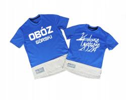 Ubieramyekipy Szürke Kék Xs Póló Saját Felirattal Személyre Szabás Pl Márka