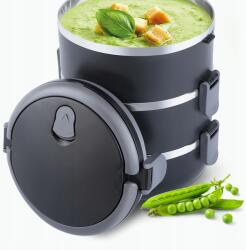 Lamart Ebéd Box Uzsonnás termosz Lamart LT6023 1, 8l fekete (LT6023)
