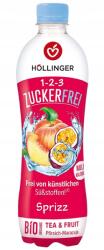 Höllinger Őszibarack Ízű Szénsavas Üdítőital Cukormentes Bio 500 ml Hollinger (1851153)