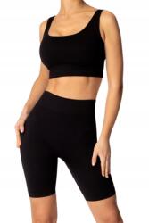  Mona Női Biker Nadrág bordázott fekete L/XL méret (MO-W-LW25-040020012-040005-L/XL)