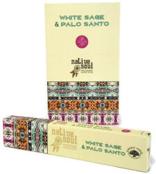 Green Tree füstölő pálcás native soul white sage palo santo 15 g - vitalora