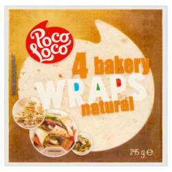 Poco Loco lágy tortilla búzalisztből 245 g - vitalora