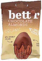 Bettr bio vegán gluténmentes csokival bevont mandula 40 g - vitalora
