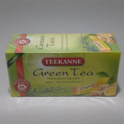 TEEKANNE zöld tea gyömbér-citrom 20x1, 75g 35 g - vitalora