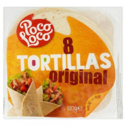 Poco Loco lágy tortilla original 320 g - vitalora
