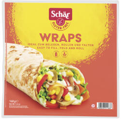 Schär gluténmentes wraps tortilla lap 160 g - vitalora