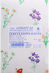 Gyógyfű fekete áfonyalevél 50 g - vitalora