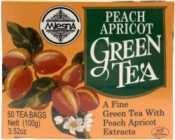 MlesnA zöld tea barack ízesítéssel 50x2g 100 g - vitalora