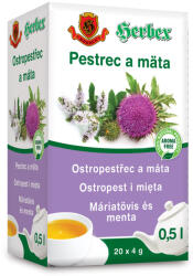 Herbex máriatövis és menta tea 20x4g 80 g